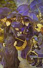 Pierre Auguste Renoir The Umbrellas painting